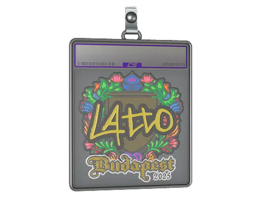Sticker Slab | latto (Embroidered) | Budapest 2025