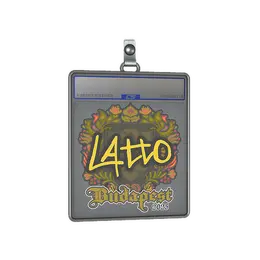 Sticker Slab | latto | Budapest 2025 image