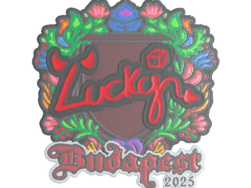 Sticker | Lucky (Embroidered) | Budapest 2025