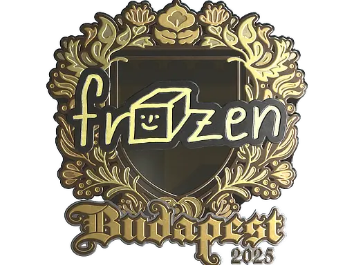 Sticker | frozen (Gold) | Budapest 2025