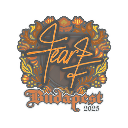 Sticker | fEAR | Budapest 2025 image