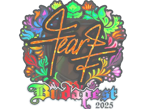 Sticker | fEAR (Holo) | Budapest 2025