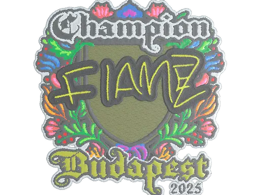 Sticker | FlameZ (Embroidered, Champion) | Budapest 2025