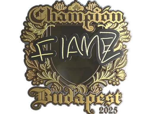 Sticker | FlameZ (Gold, Champion) | Budapest 2025