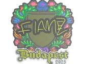 Sticker | FlameZ (Embroidered) | Budapest 2025 image