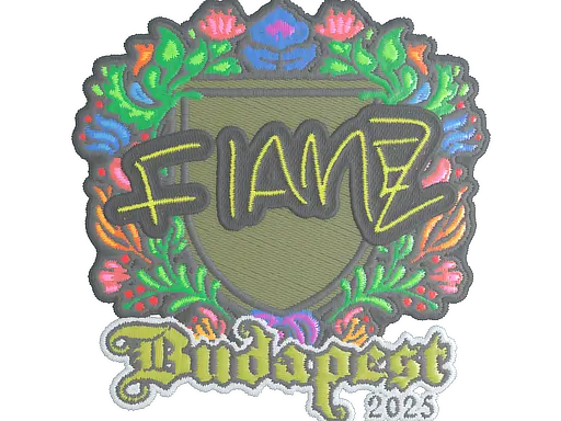 Sticker | FlameZ (Embroidered) | Budapest 2025