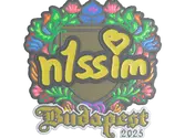 Sticker | n1ssim (Embroidered) | Budapest 2025 image