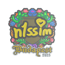 Sticker | n1ssim (Embroidered) | Budapest 2025 image