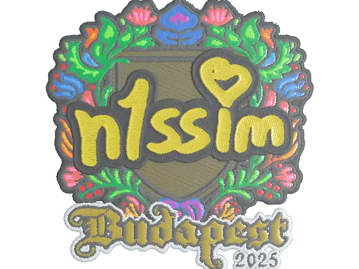 Sticker | n1ssim (Embroidered) | Budapest 2025