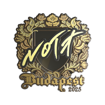 Sticker | nota (Gold) | Budapest 2025