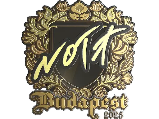 Sticker | nota (Gold) | Budapest 2025