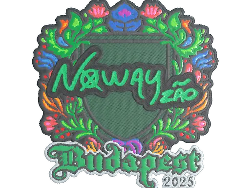 Sticker | noway (Embroidered) | Budapest 2025