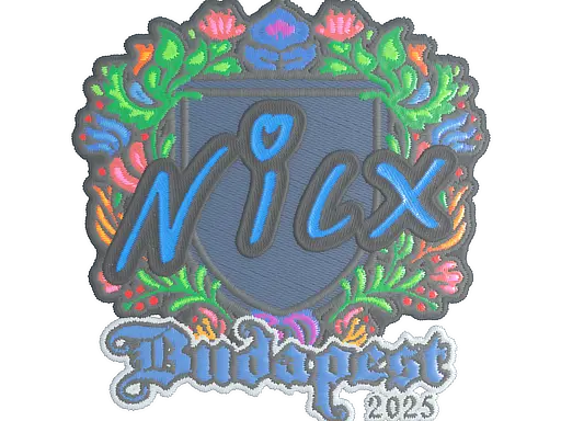 Sticker | nicx (Embroidered) | Budapest 2025