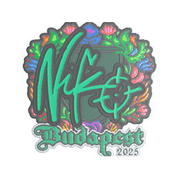 Sticker | NiKo (Embroidered) | Budapest 2025 image