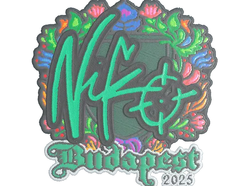 Sticker | NiKo (Embroidered) | Budapest 2025