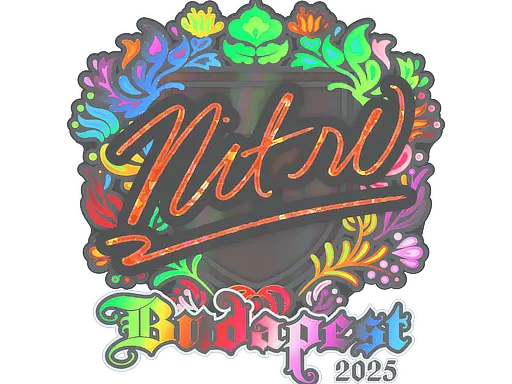 Sticker | nitr0 (Holo) | Budapest 2025