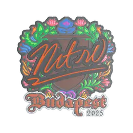 Sticker | nitr0 (Embroidered) | Budapest 2025 image