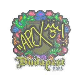 Sticker | apEX (Embroidered) | Budapest 2025 image