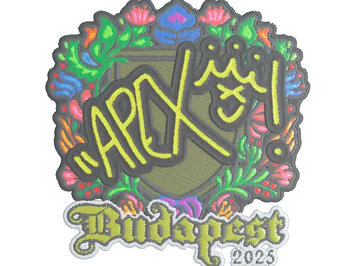 Sticker | apEX (Embroidered) | Budapest 2025