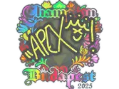 Sticker | apEX (Holo, Champion) | Budapest 2025 image