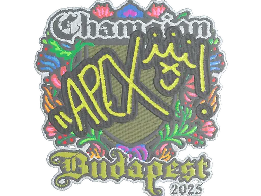 Sticker | apEX (Embroidered, Champion) | Budapest 2025