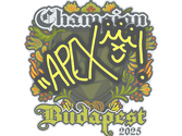 Sticker | apEX (Champion) | Budapest 2025 image