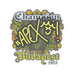 Sticker | apEX (Champion) | Budapest 2025 image