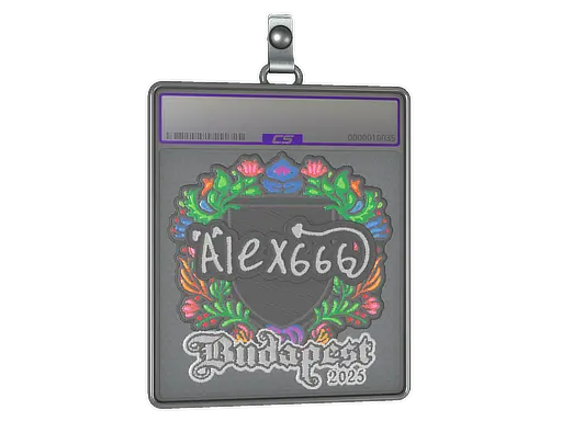 Sticker Slab | alex666 (Embroidered) | Budapest 2025