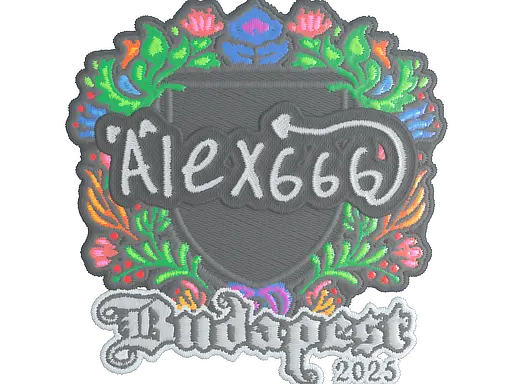 Sticker | alex666 (Embroidered) | Budapest 2025