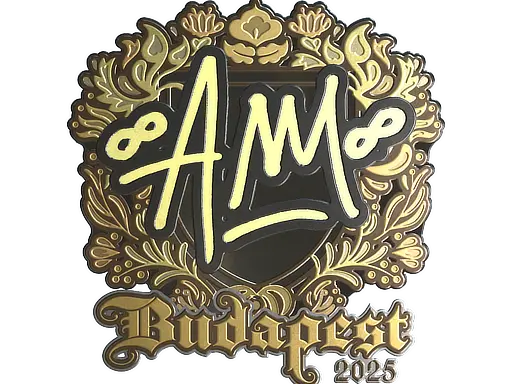 Sticker | AW (Gold) | Budapest 2025