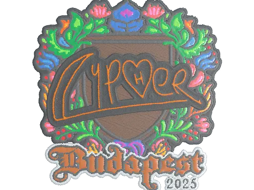 Sticker | Cypher (Embroidered) | Budapest 2025