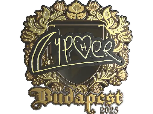 Sticker | Cypher (Gold) | Budapest 2025