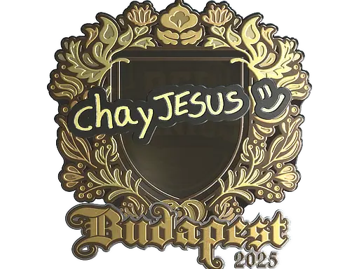 Sticker | chayJESUS (Gold) | Budapest 2025