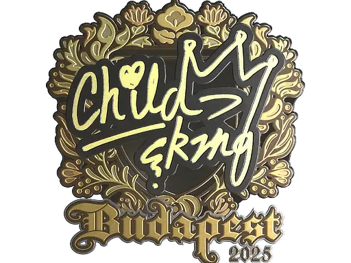 Sticker | ChildKing (Gold) | Budapest 2025