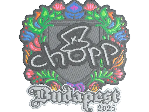 Sticker | chopper (Embroidered) | Budapest 2025