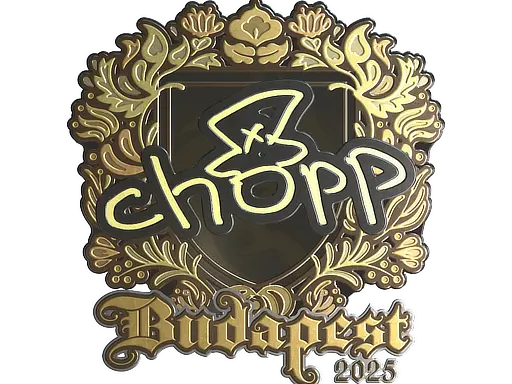 Sticker | chopper (Gold) | Budapest 2025