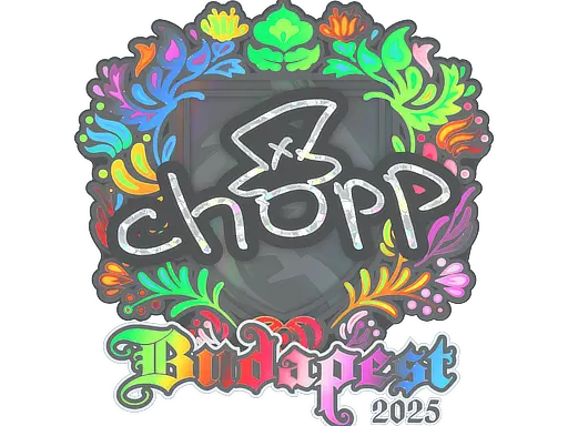 Sticker | chopper (Holo) | Budapest 2025