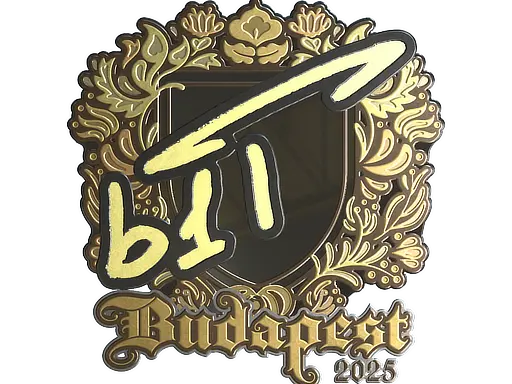 Sticker | b1t (Gold) | Budapest 2025