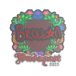 Sticker | Brollan (Embroidered) | Budapest 2025 image