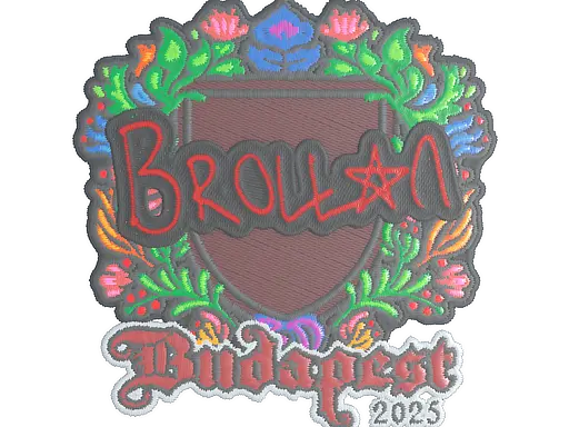 Sticker | Brollan (Embroidered) | Budapest 2025