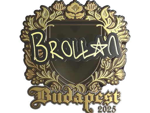Sticker | Brollan (Gold) | Budapest 2025