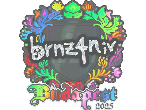 Sticker | brnz4n (Holo) | Budapest 2025