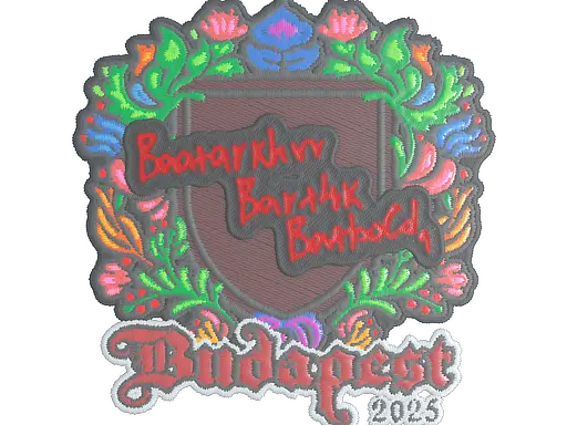 Sticker | Bart4k (Embroidered) | Budapest 2025