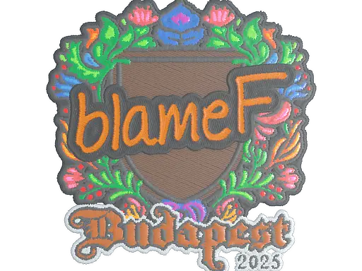 Sticker | blameF (Embroidered) | Budapest 2025