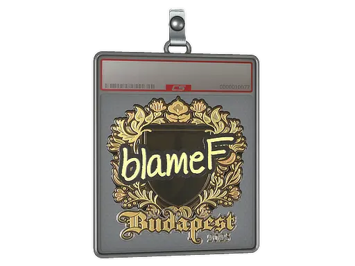 Sticker Slab | blameF (Gold) | Budapest 2025