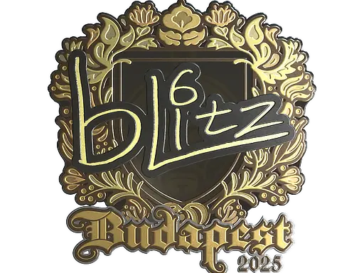 Sticker | bLitz (Gold) | Budapest 2025