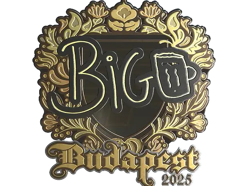 Sticker | biguzera (Gold) | Budapest 2025