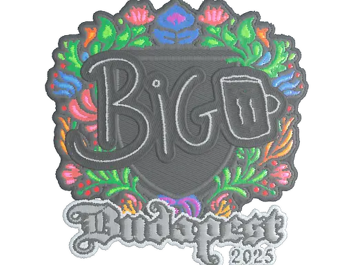 Sticker | biguzera (Embroidered) | Budapest 2025