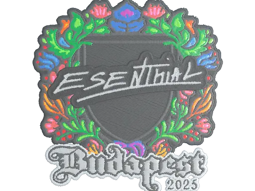 Sticker | esenthial (Embroidered) | Budapest 2025