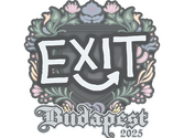 Sticker | exit | Budapest 2025 image